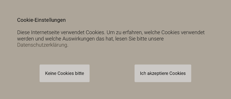 Cookies-Fenster